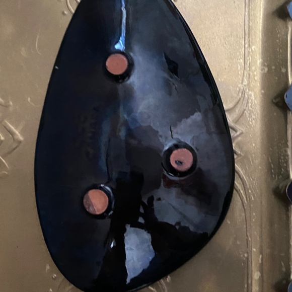 Vintage ccc Canada pottery, Mid-Century Modern Aurora Borealis dish - Picture 7 of 16